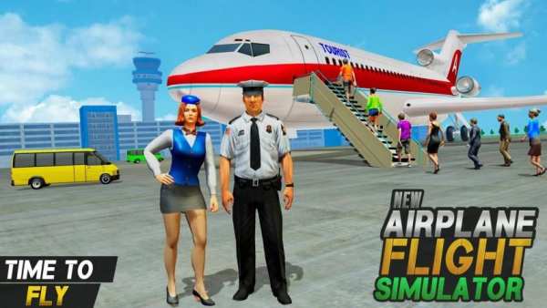 Modern Airplane Simulator Pilot : Plane Games स्क्रीनशॉट 1