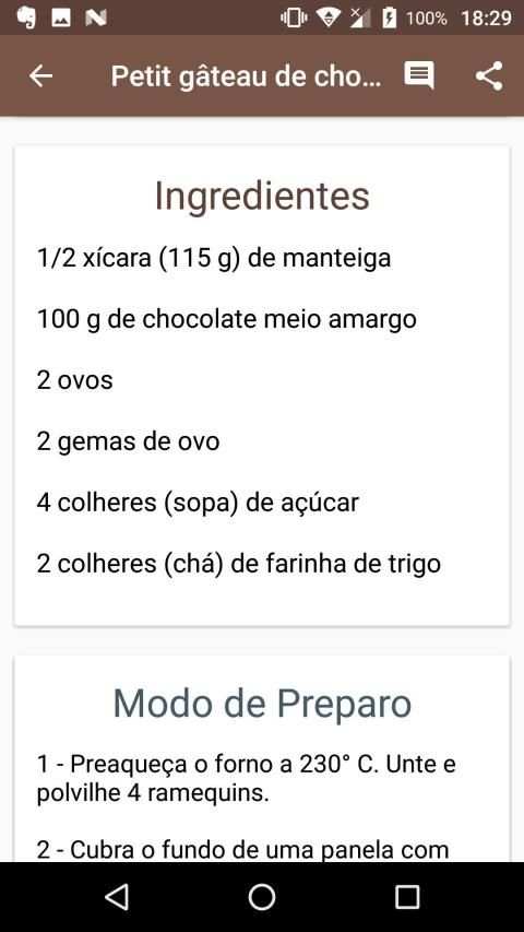Bolo de Chocolate Brasil screenshot 1
