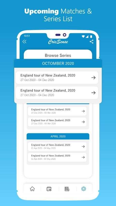 CricSense - Live Cricket Score screenshot 1
