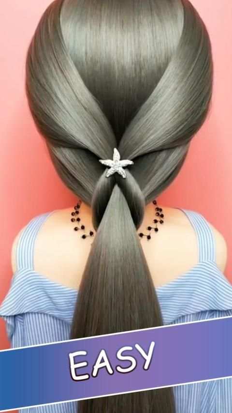 Girls Hair Style Videos ( Offline ) स्क्रीनशॉट 5