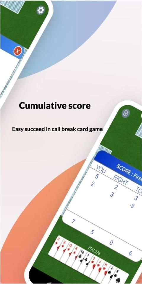 Call Break Offline: Spades Call Bridge स्क्रीनशॉट 2