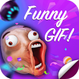 ikon Funny Gif Stickers For WhatsApp