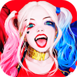 Harley Quinn Stickers for WhatsApp - WAStickerApps आइकन