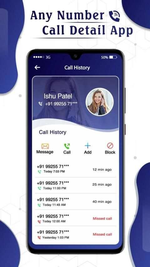 Any Number Call Details App - Call History screenshot 1