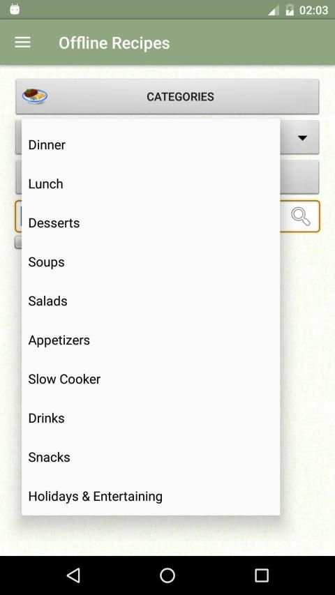 Offline Recipes screenshot 4