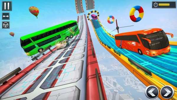 Mega Ramp Bus Stunts : Impossible Tracks 3D स्क्रीनशॉट 4