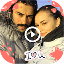 انشاء فيديو بالصور والموسيقى‎ مع إطارات الحب
‎ icon