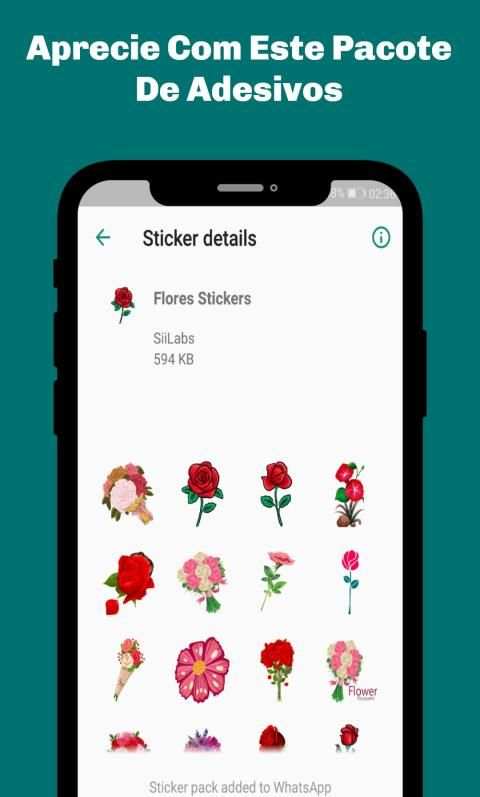 Figurinhas de Boa noite com Flores - WAStickerApps screenshot 1