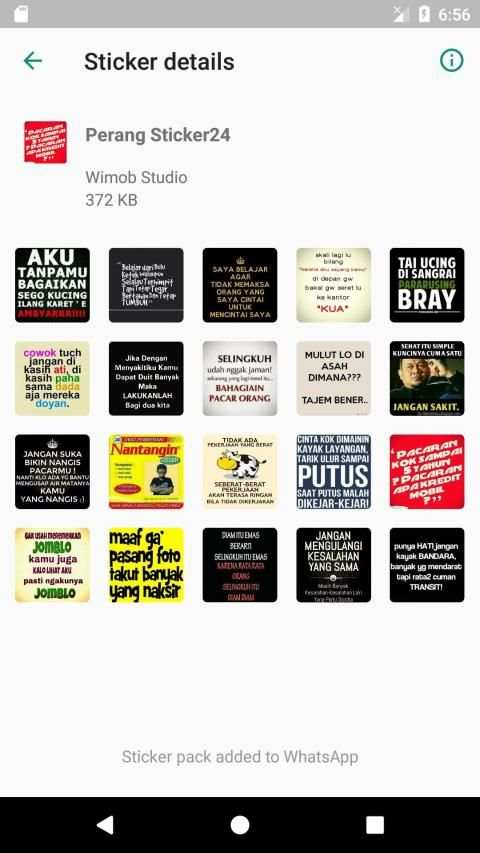 1000+ Perang Sticker Meme Lucu WAStickerApps screenshot 3