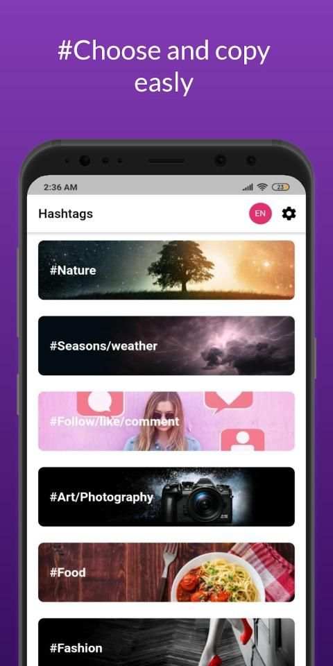 Hashtag - The best hashtags for Instagram screenshot 4