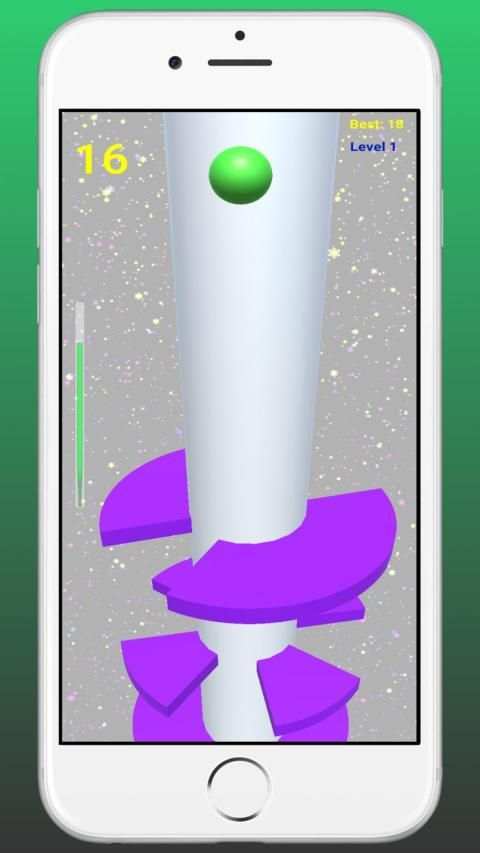Helix 3d jump ball game स्क्रीनशॉट 2