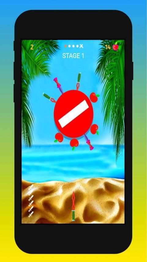 Fruity hit - Throw Knife game screenshot 5