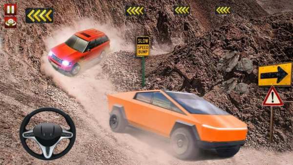 Cyber Truck Driving Simulator 4x4 स्क्रीनशॉट 2