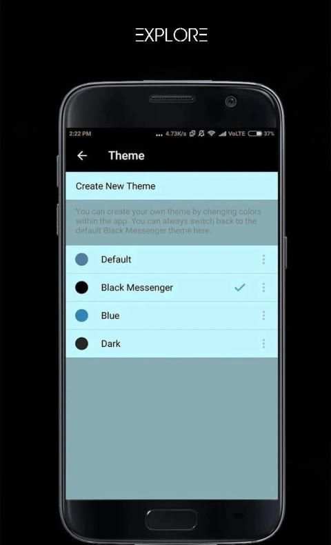 Black Messenger for Chats, Free Call and Fun screenshot 3