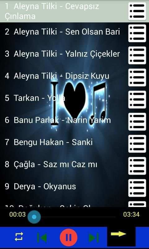 Türkçe Pop Müzik internetsiz 2019 (61 şarkı) screenshot 3