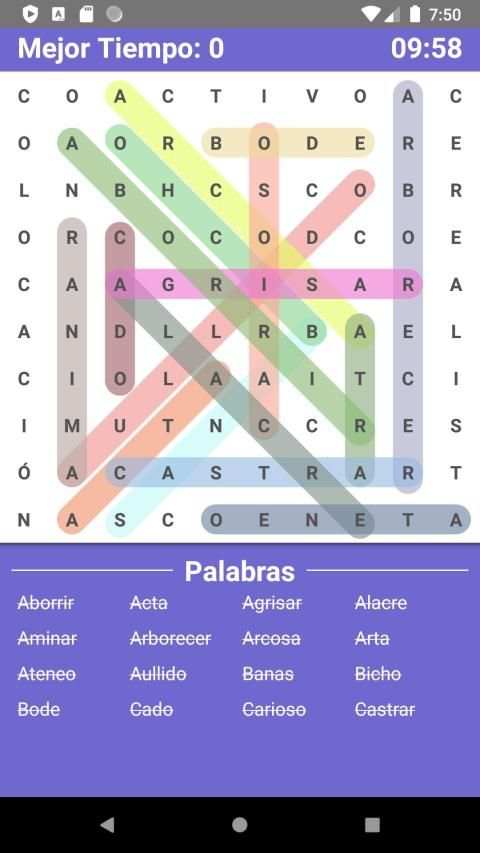 * Sopa de Letras Infinitas * screenshot 6