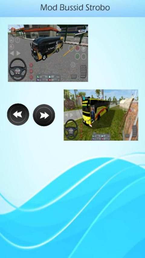 Mod Bussid Minibus Strobo screenshot 2