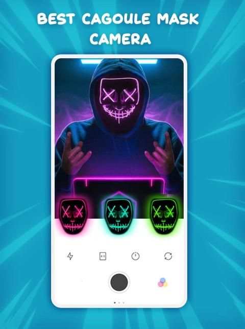 Cagoule Mask Half Face - Ghost Mask & Face Mask screenshot 1