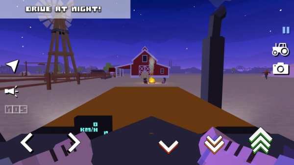 Blocky Farm Racing & Simulator - free driving game screenshot 5