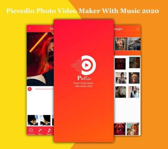 PicVedio Photo Video Maker With Music 2020 स्क्रीनशॉट 17