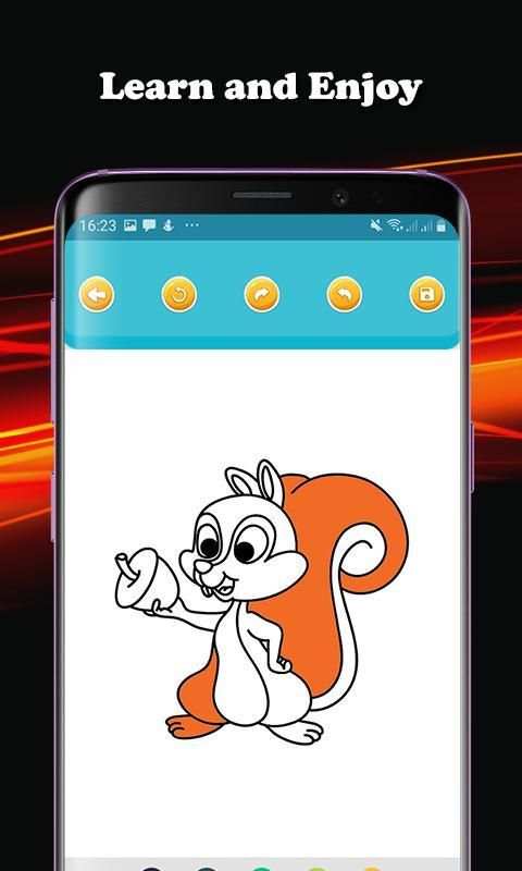 Drawing and Coloring App स्क्रीनशॉट 5