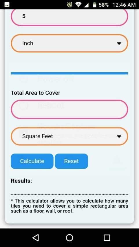 Floor & Wall Tiles Calculator screenshot 11