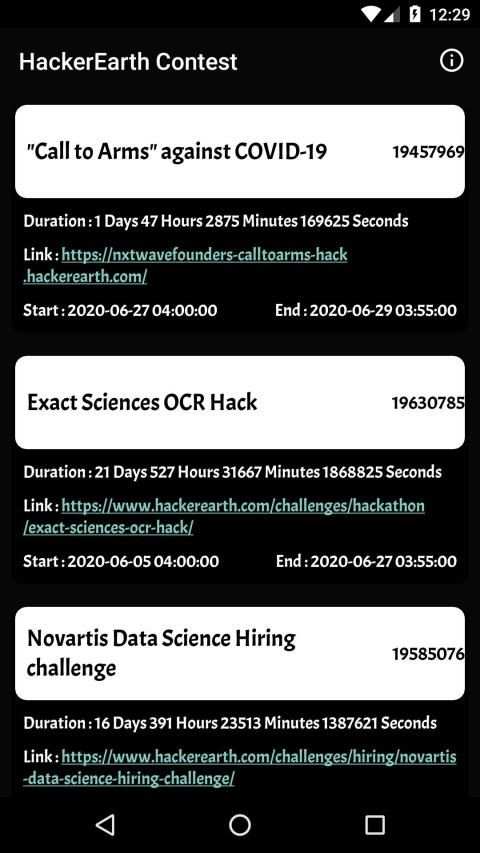 Coding Hub - (Contest Notifier) स्क्रीनशॉट 6