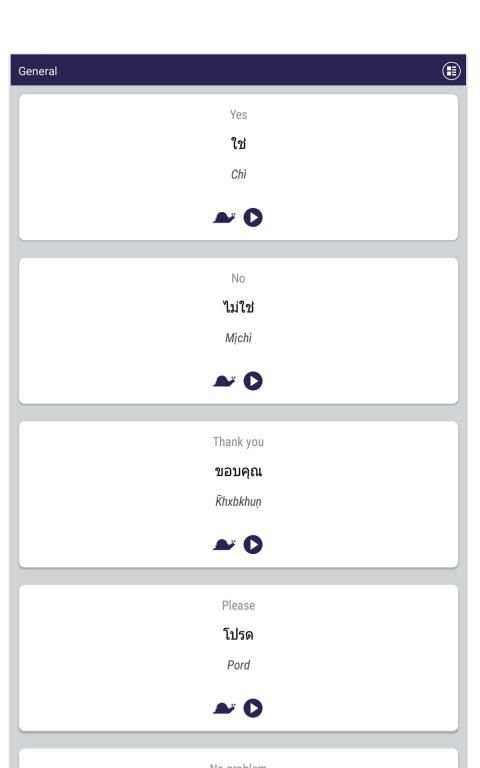 Learn Thai Language - Thai Translator screenshot 3