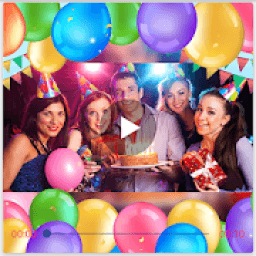 *Video de cumpleaños con musica y fotos आइकन
