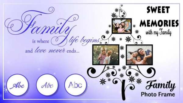 Family Photo Frames Editor screenshot 3
