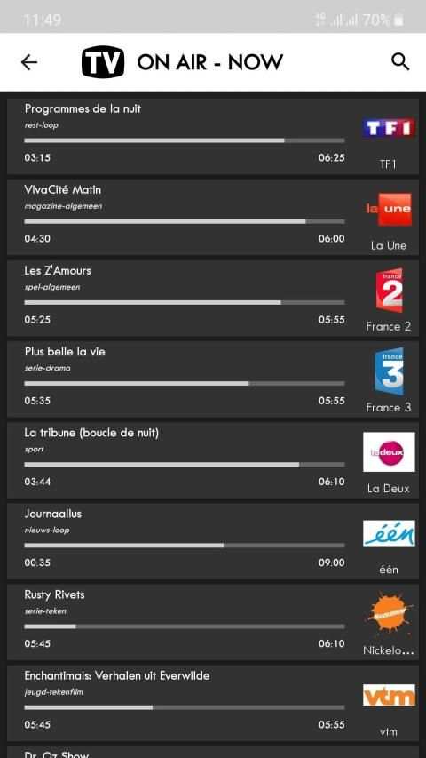 Belgium TV Schedules & Guide स्क्रीनशॉट 6