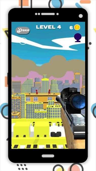 New : Stickman Sniper Shoot 3D screenshot 1