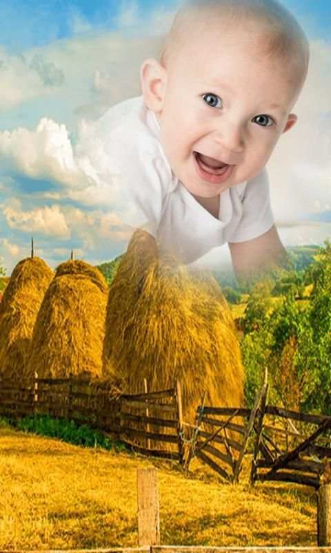 Features natural village photo frame application screenshot 11