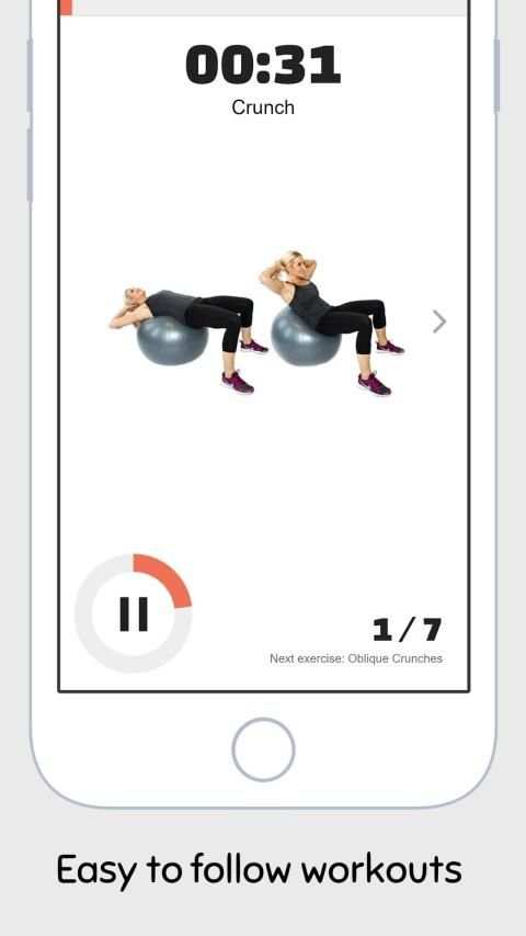 Stability Ball Exercises & Workouts screenshot 12