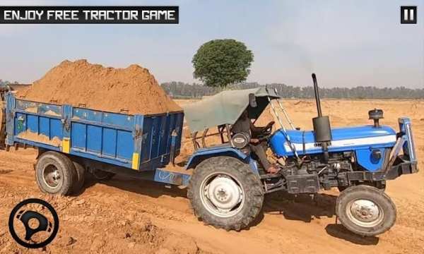 Tractor Trolley Cargo Farming Offroad Simulator screenshot 1