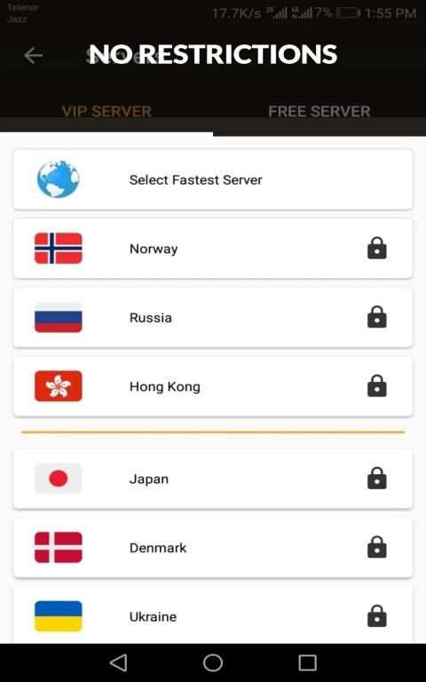 Current VPN - Free VPN Proxy Server And Secure VPN स्क्रीनशॉट 2