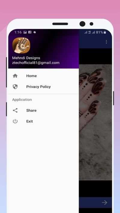Mehndi Designs Offline screenshot 2