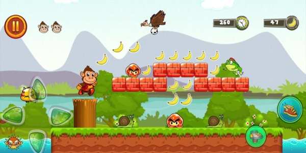 *Jungle Monkey Run: Banana Island Adventures Game screenshot 7