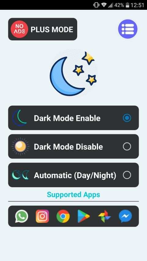 Dark Mode for Phone स्क्रीनशॉट 1