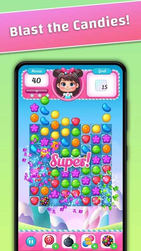 Candy 3-Match Blast - Puzzle Game screenshot 10