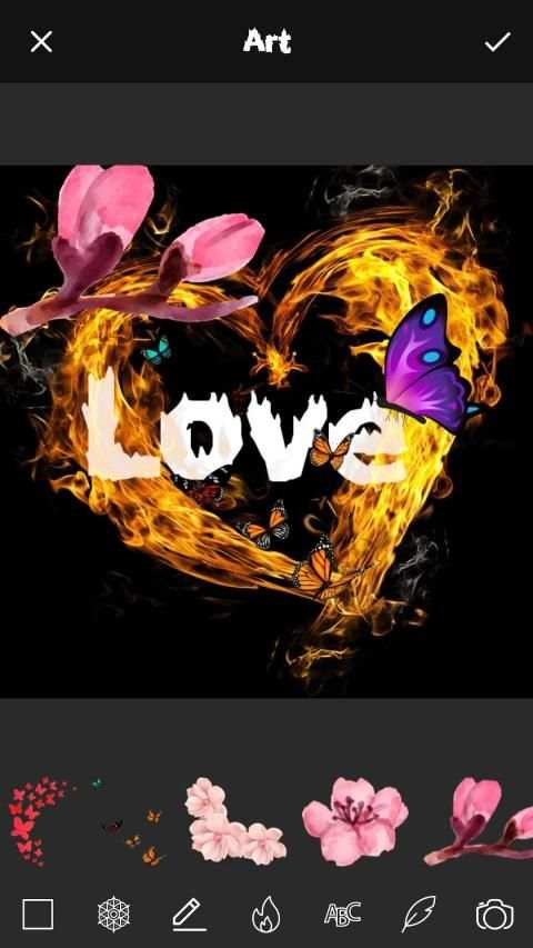 Fire Effect Name Art Maker स्क्रीनशॉट 1