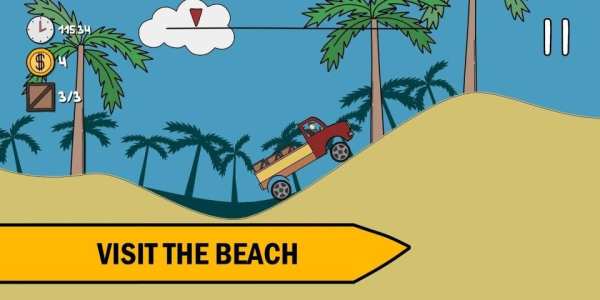 Hill Climb Trucker! screenshot 1
