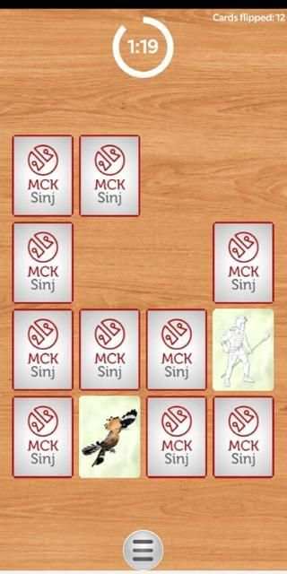 MCK Memory game screenshot 1