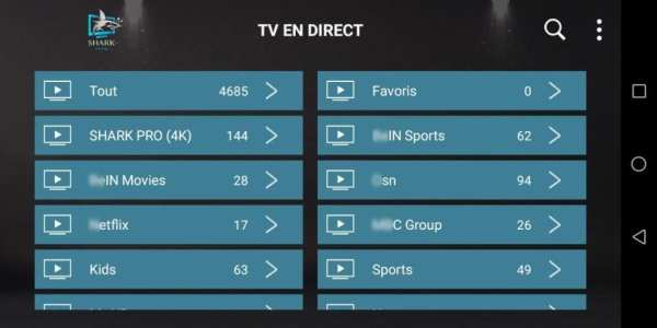 SHARK IPTV PRO स्क्रीनशॉट 2