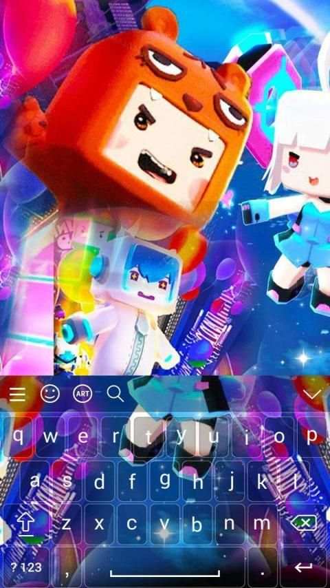 Keyboard Mini World Block Art स्क्रीनशॉट 8