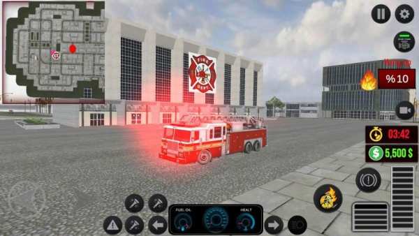 City Fire Truck Simulator स्क्रीनशॉट 5