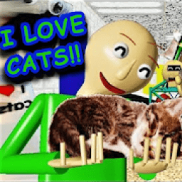 Creepy Math Teacher Loves Cats Mod Scary School आइकन