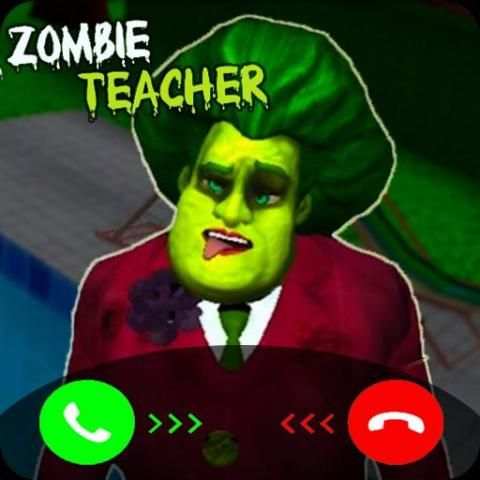 Scary Zombie Teacher Fake Call 2020 screenshot 1