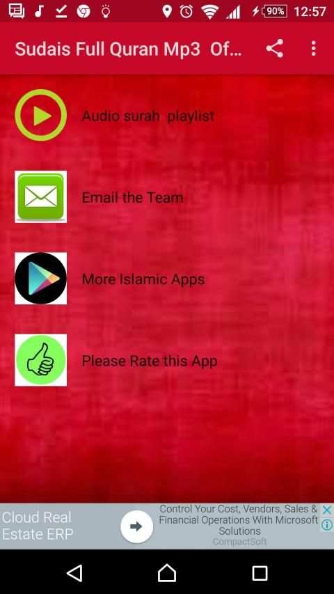 Sudais Full Quran Mp3 Offline screenshot 3