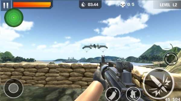 Sniper Crazy Beach Shooting screenshot 2